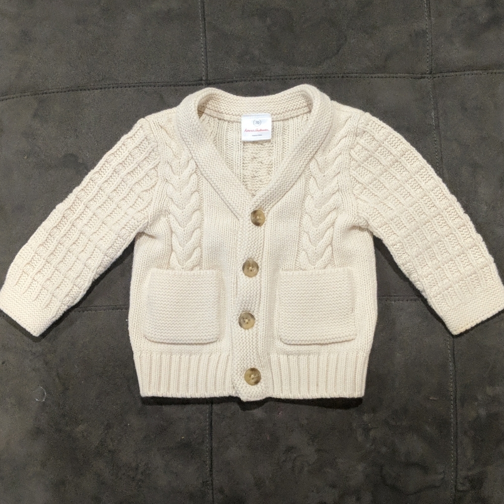 Hanna Andersson cable knit cardigan